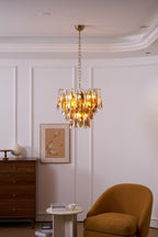 Ravensorie Glass Chandelier-Moonnatur