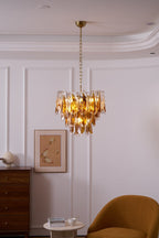 Ravensorie Glass Chandelier-Moonnatur
