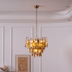 Ravensorie Glass Chandelier-Moonnatur