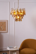 Ravensorie Glass Chandelier-Moonnatur