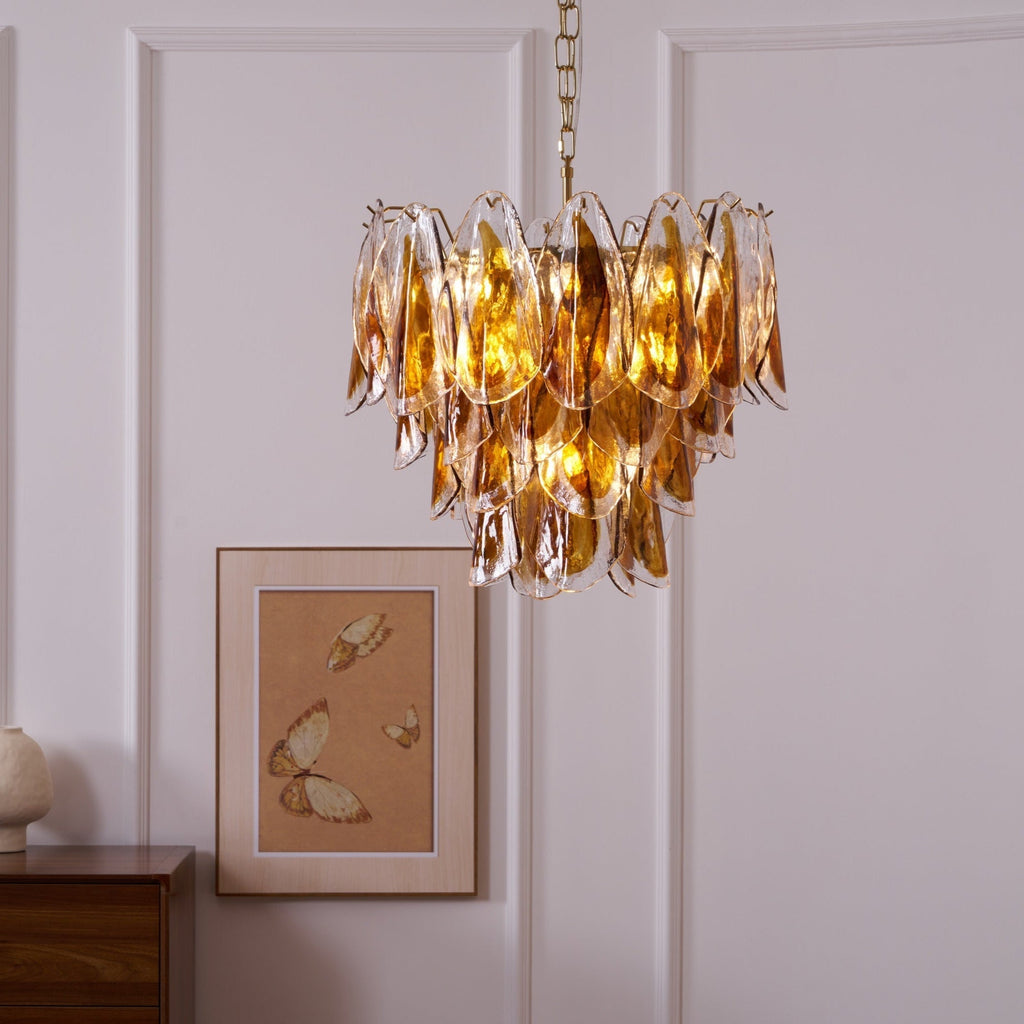 Ravensorie Glass Chandelier-Moonnatur