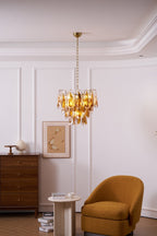 Ravensorie Glass Chandelier-Moonnatur