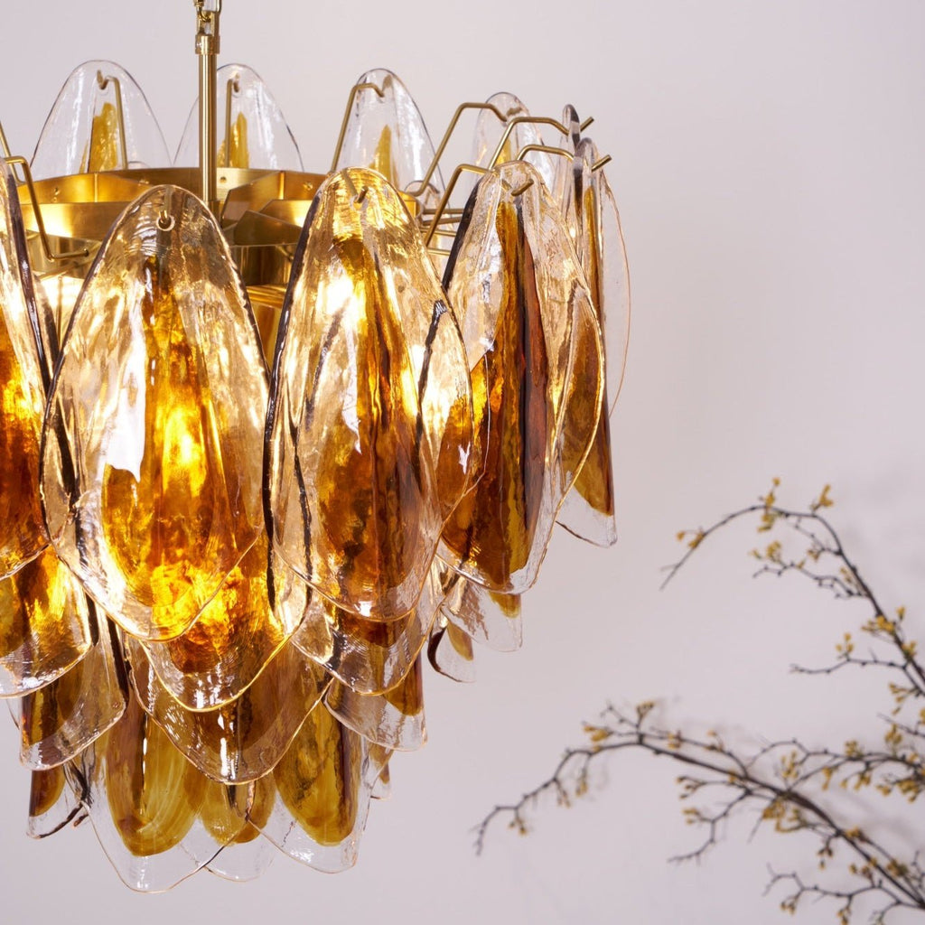 Ravensorie Glass Chandelier-Moonnatur
