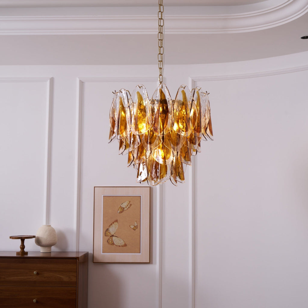 Ravensorie Glass Chandelier-Moonnatur