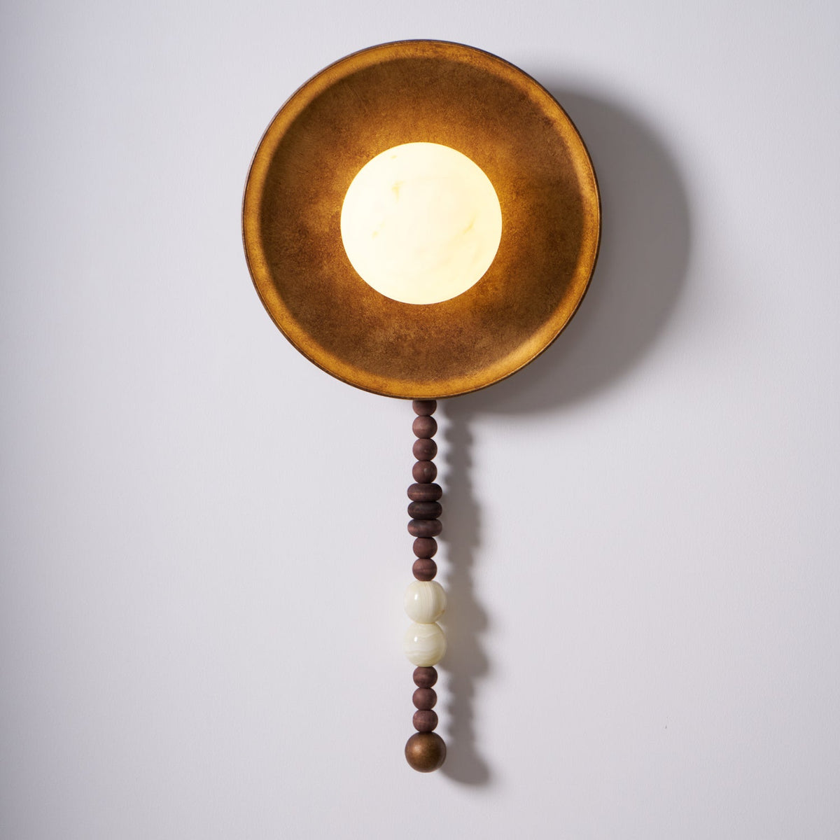 Kalmere Marble Wall Light-Moonnatur