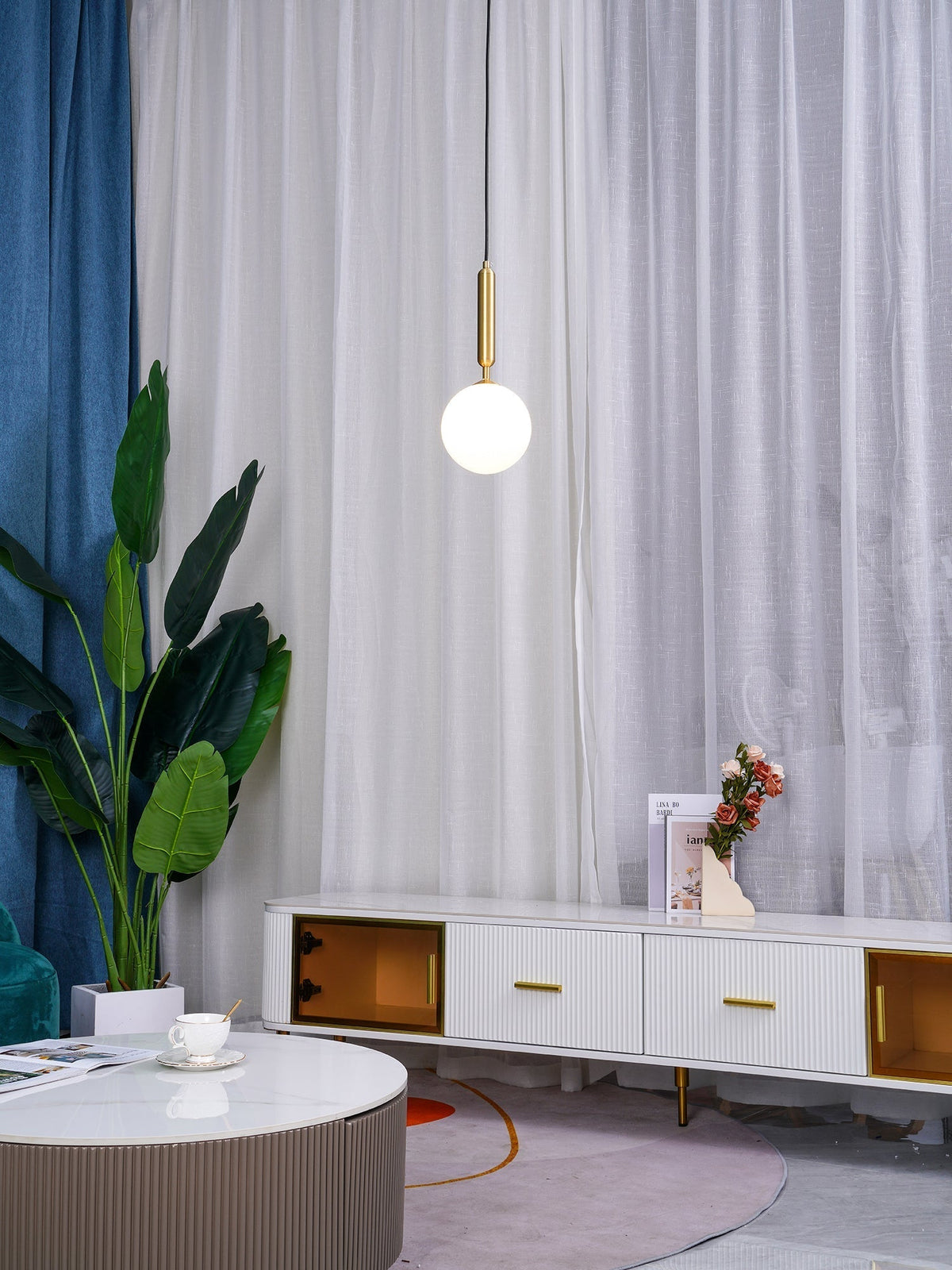 Narella Glass Pendant Lamp-Moonnatur