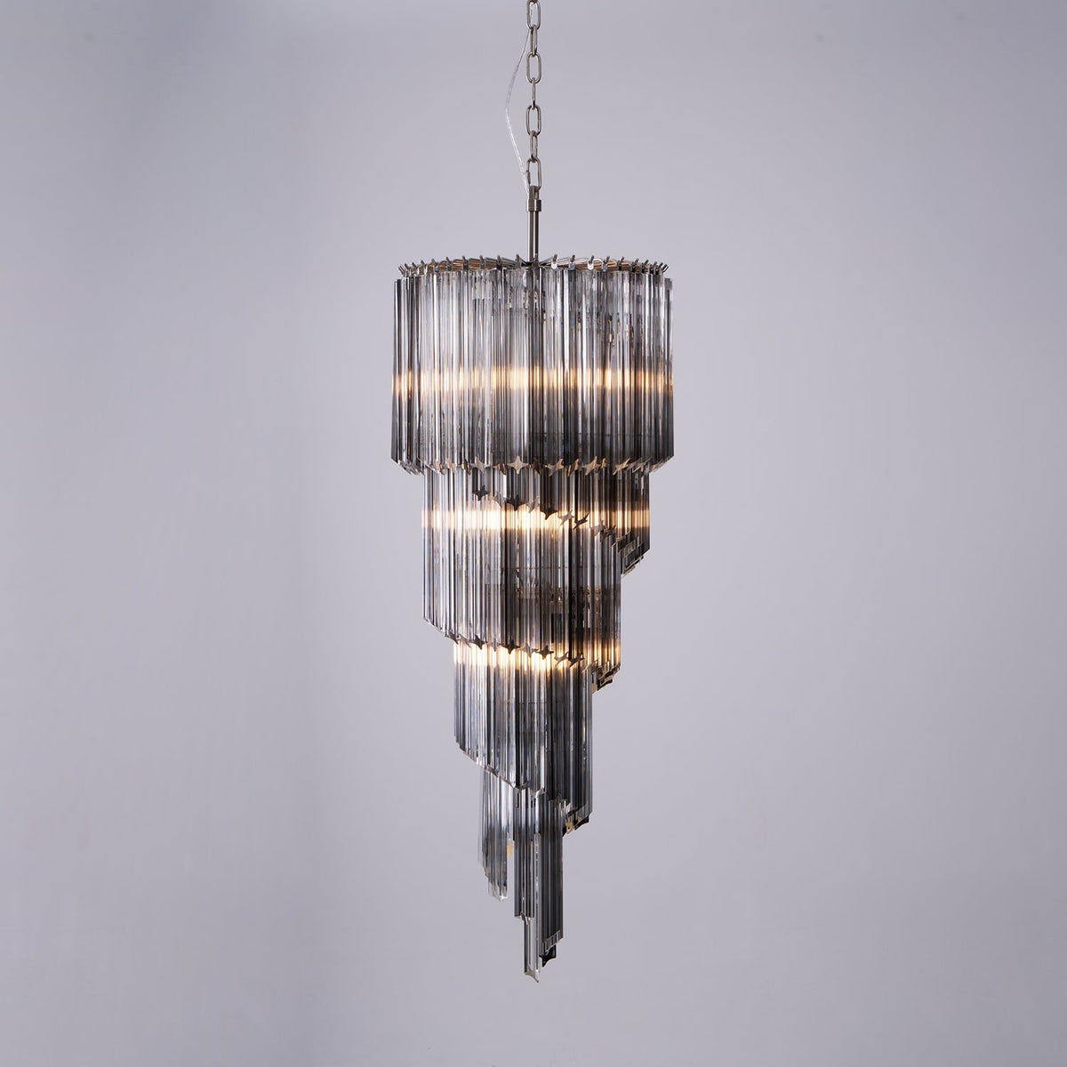Casterash Glass Chandelier-Moonnatur