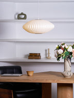 Cedrlyn Faux Silk Pendant Light-Moonnatur