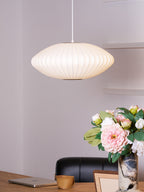 Cedrlyn Faux Silk Pendant Light-Moonnatur
