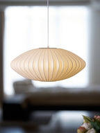 Cedrlyn Faux Silk Pendant Light-Moonnatur