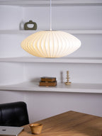 Cedrlyn Faux Silk Pendant Light-Moonnatur