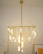 Ilvenaria Brass Chandelier-Moonnatur