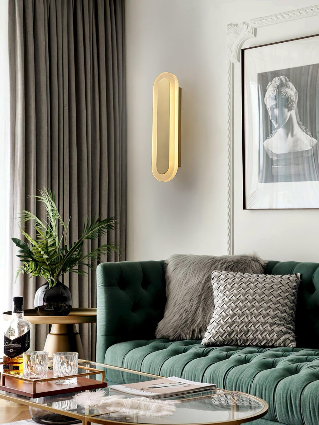 Mareniel Acrylic Wall Light-Moonnatur
