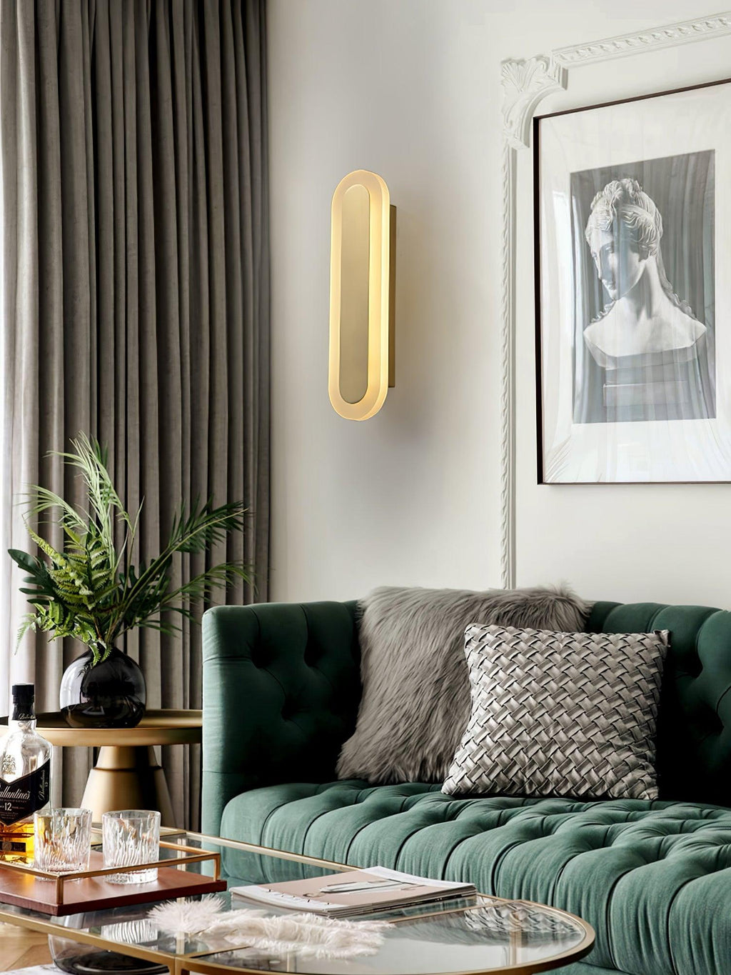 Mareniel Acrylic Wall Light-Moonnatur
