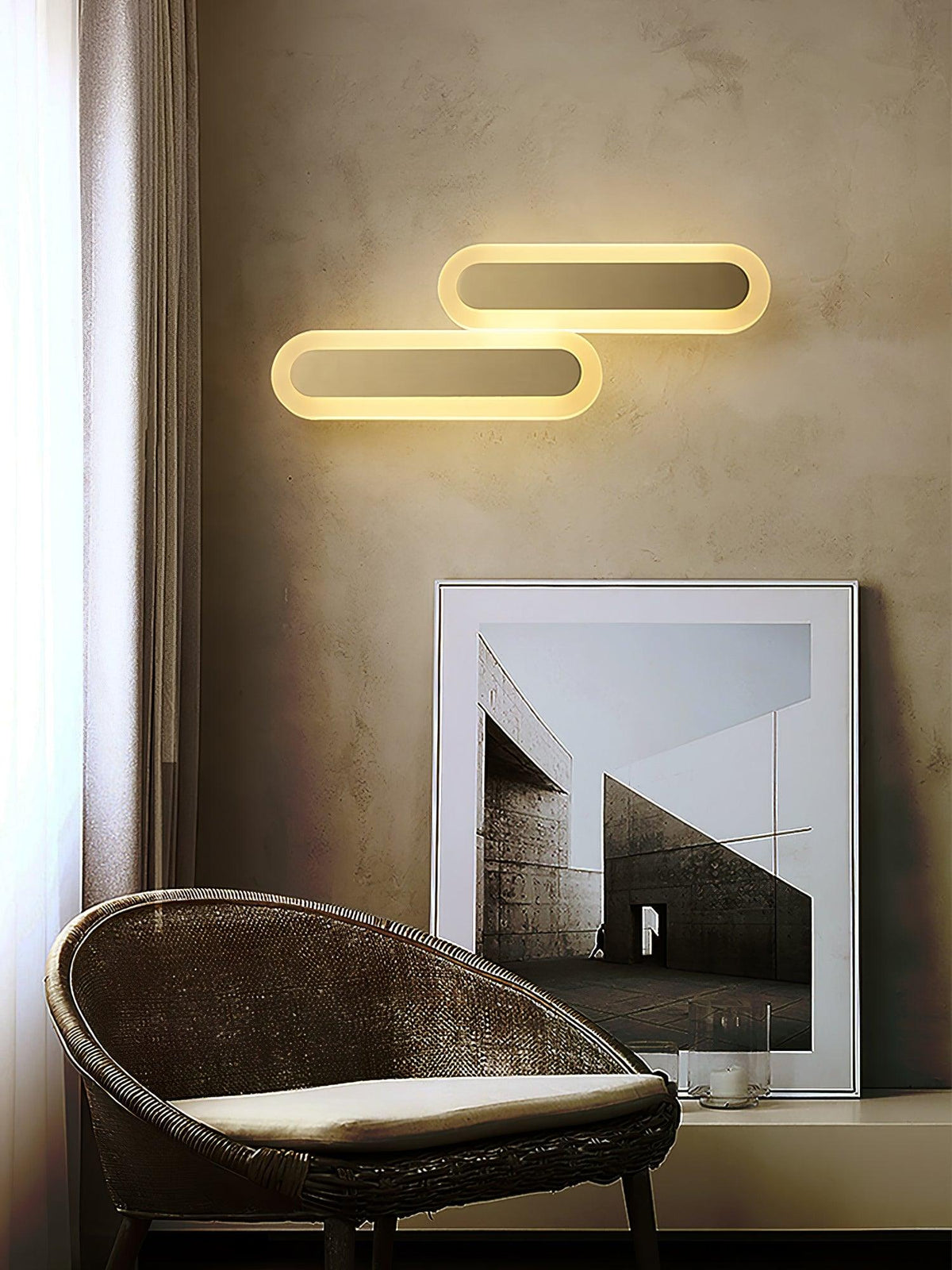 Mareniel Acrylic Wall Light-Moonnatur