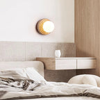 Ashenrose Travertine Wall Light-Moonnatur