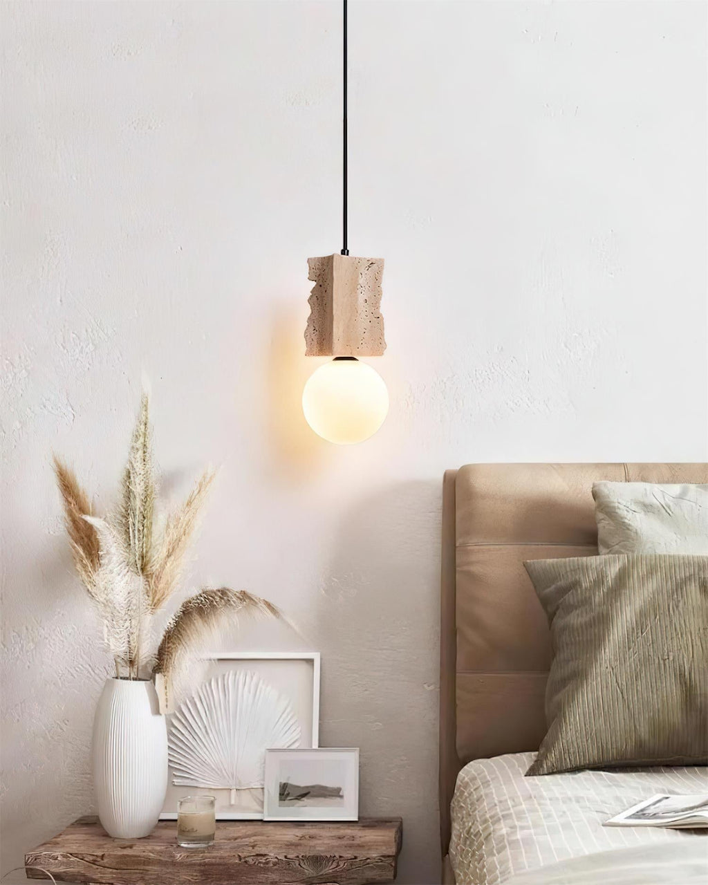Netheniel Glass Pendant Light-Moonnatur