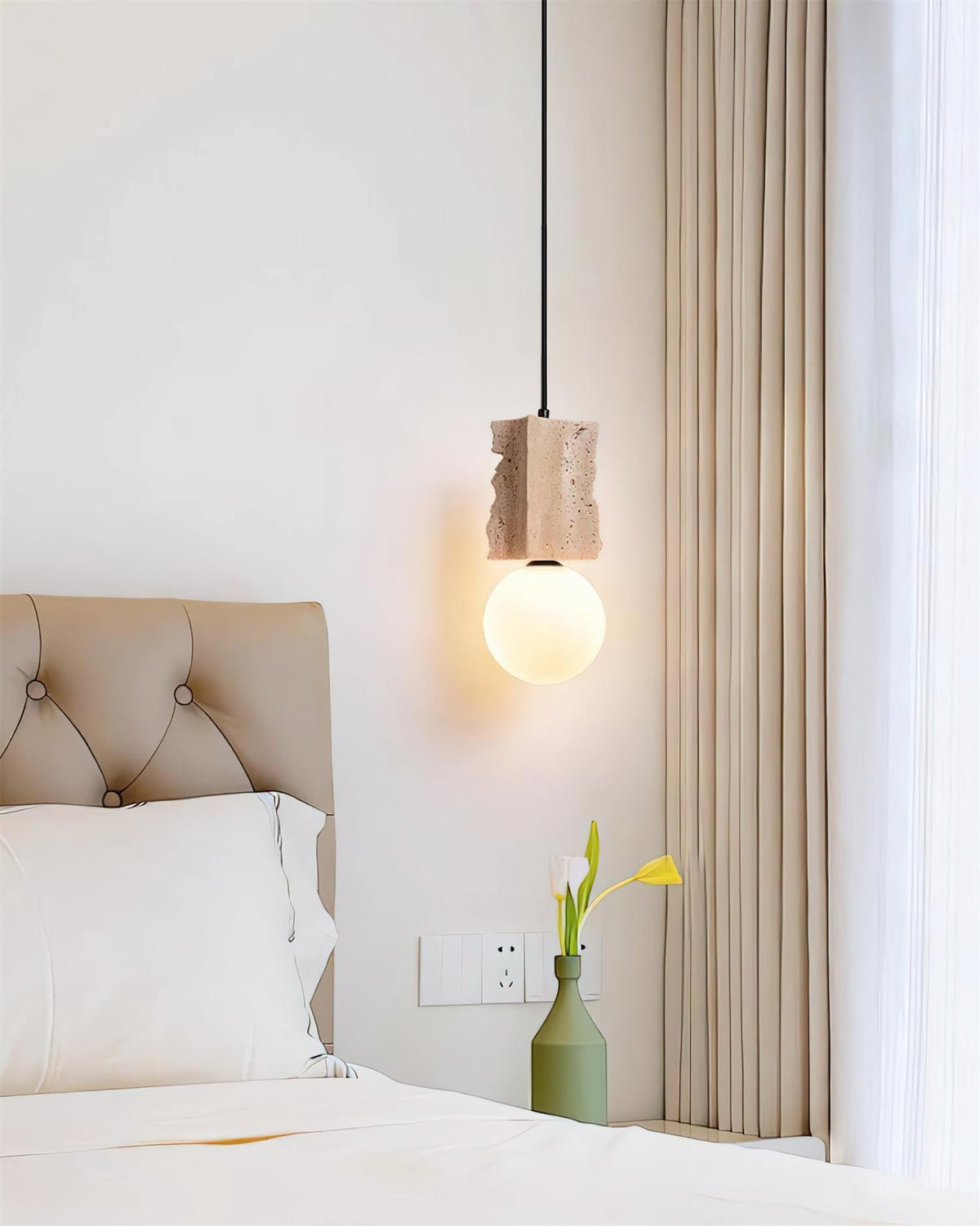 Netheniel Glass Pendant Light-Moonnatur
