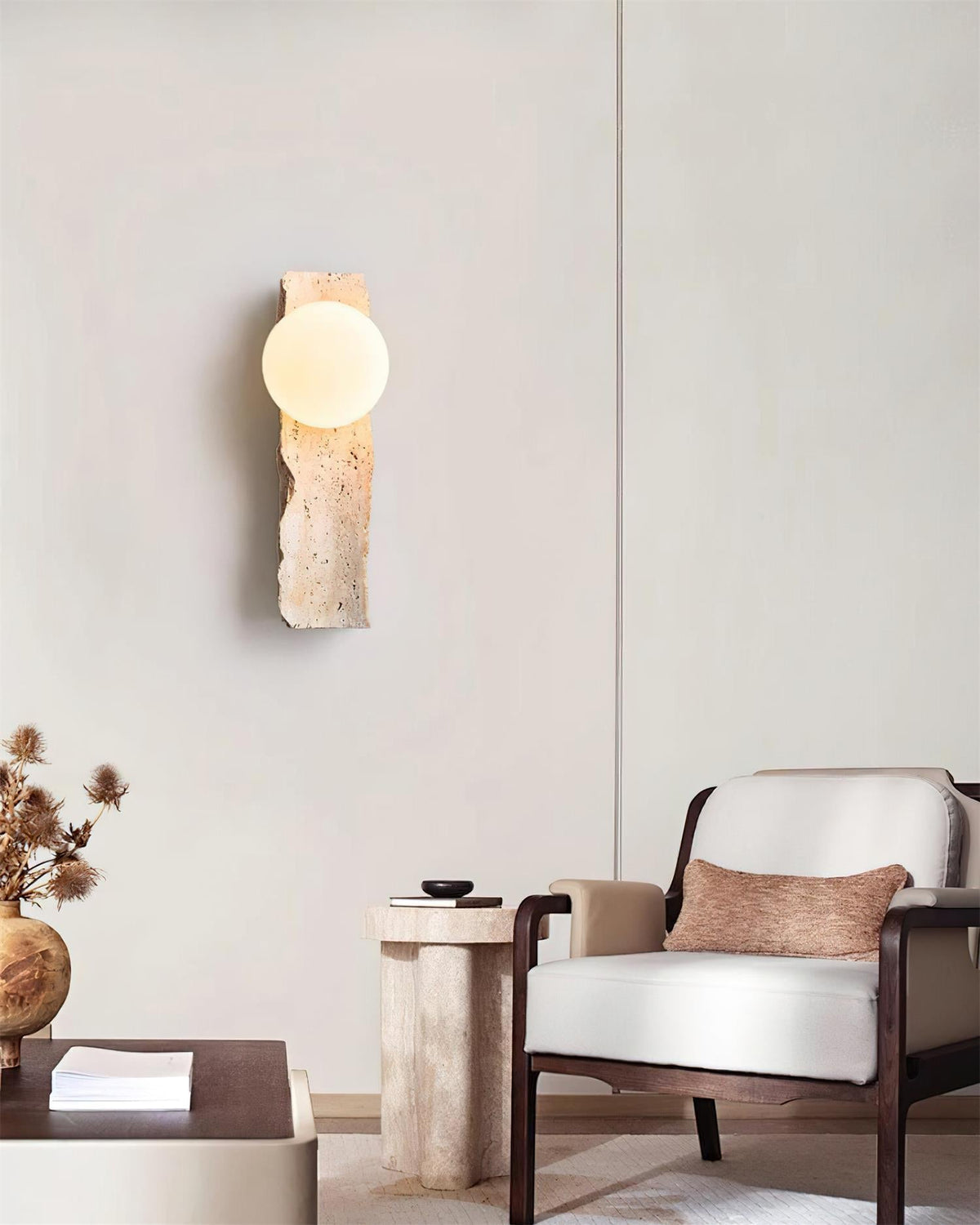 Invercove Glass Wall Light-Moonnatur