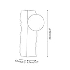 Invercove Glass Wall Light-Moonnatur