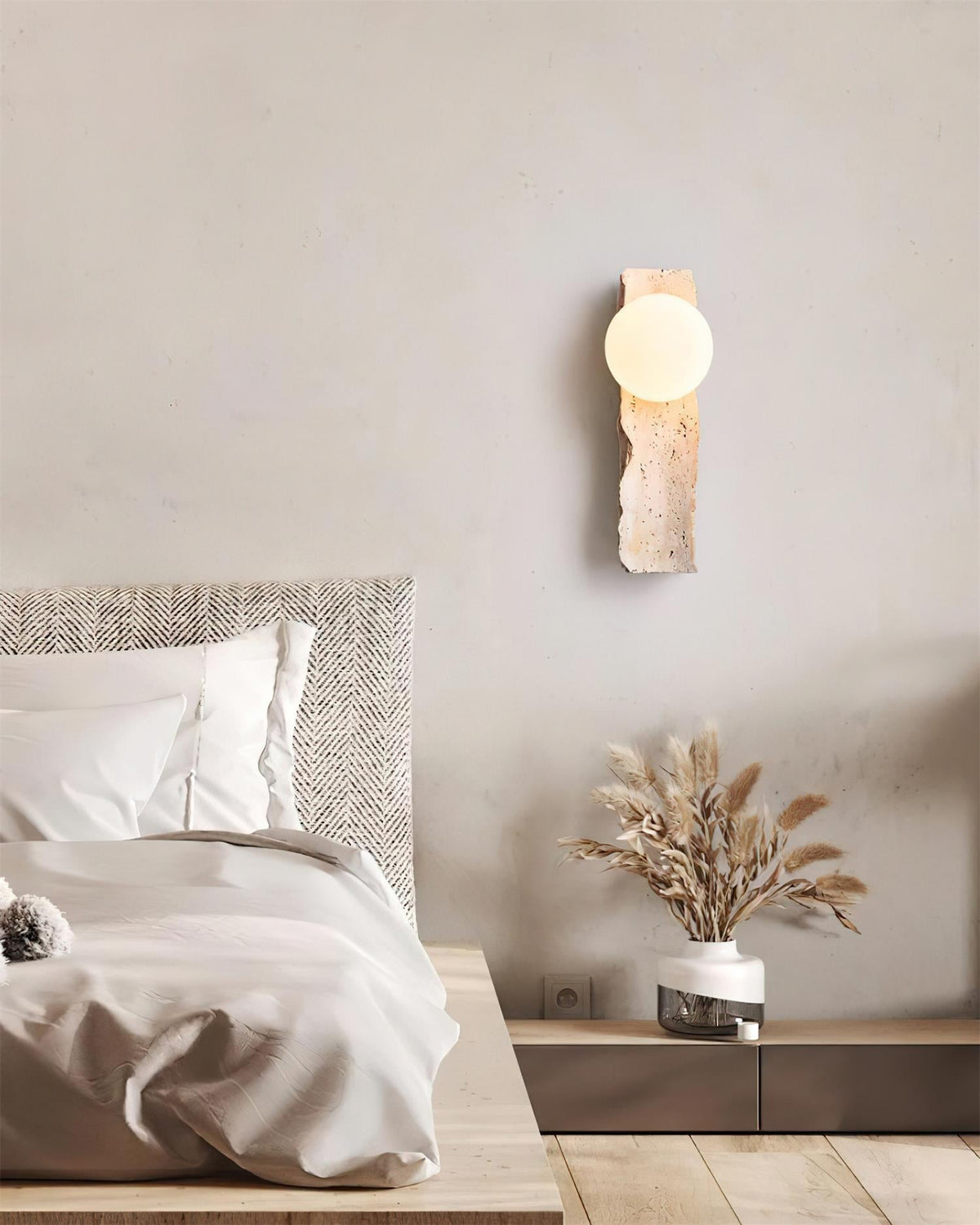 Invercove Glass Wall Light-Moonnatur