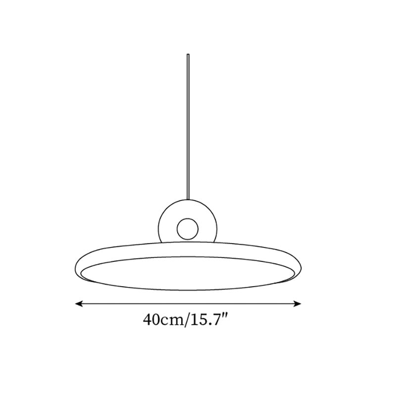 Edrenelis Acrylic Pendant Light-Moonnatur