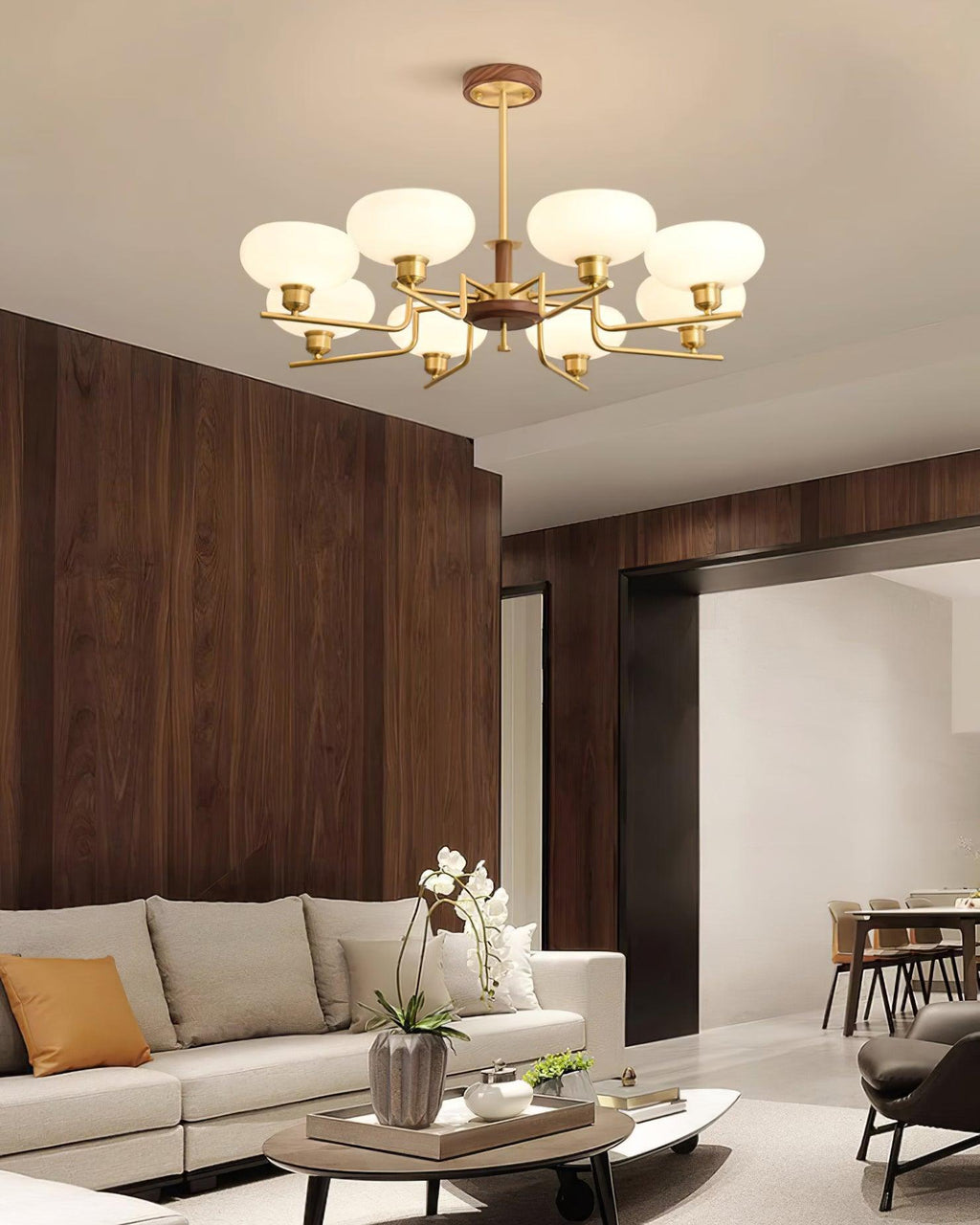 Lovenaria Glass Chandelier-Moonnatur