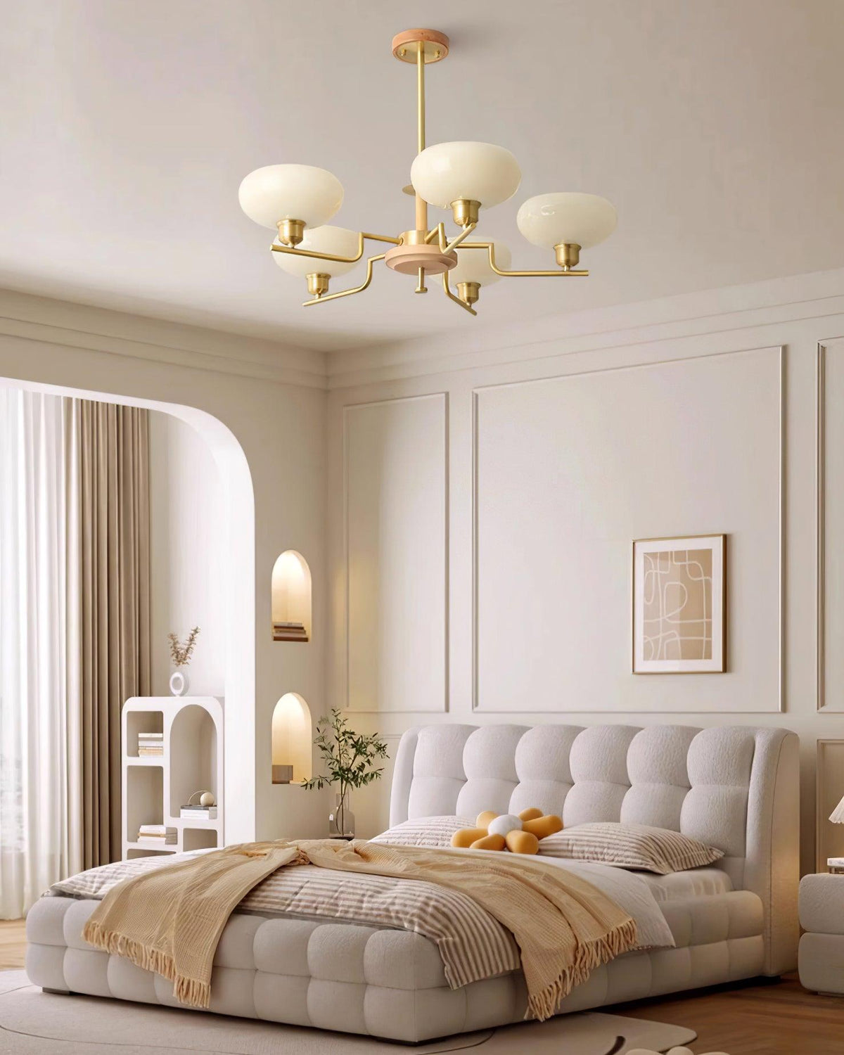 Lovenaria Glass Chandelier-Moonnatur