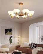 Lovenaria Glass Chandelier-Moonnatur