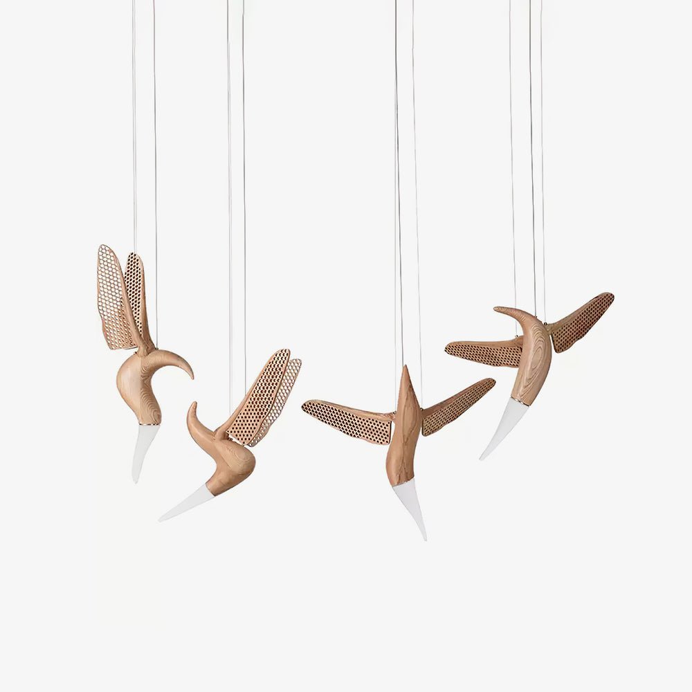 Lavenaria Wood Pendant Light-Moonnatur
