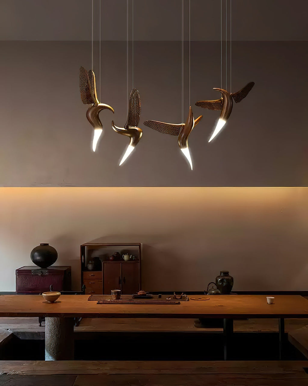 Lavenaria Wood Pendant Light-Moonnatur