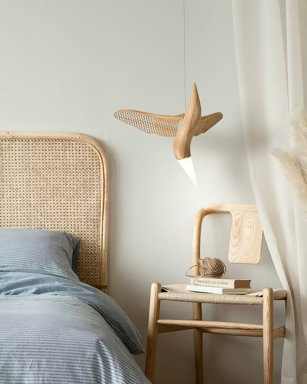 Lavenaria Wood Pendant Light-Moonnatur