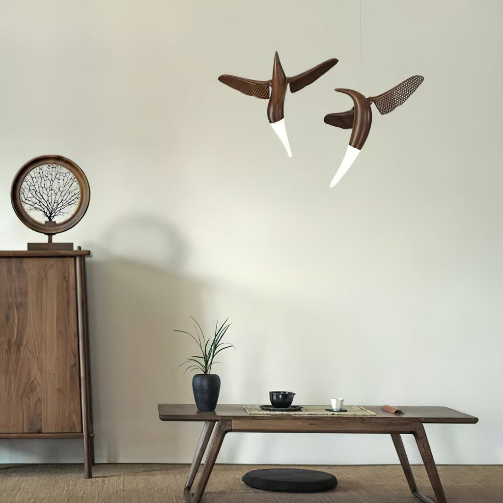 Lavenaria Wood Pendant Light-Moonnatur