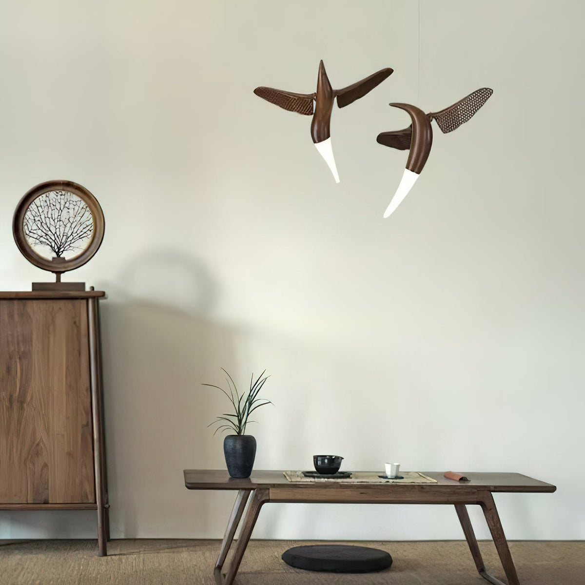 Lavenaria Wood Pendant Light-Moonnatur