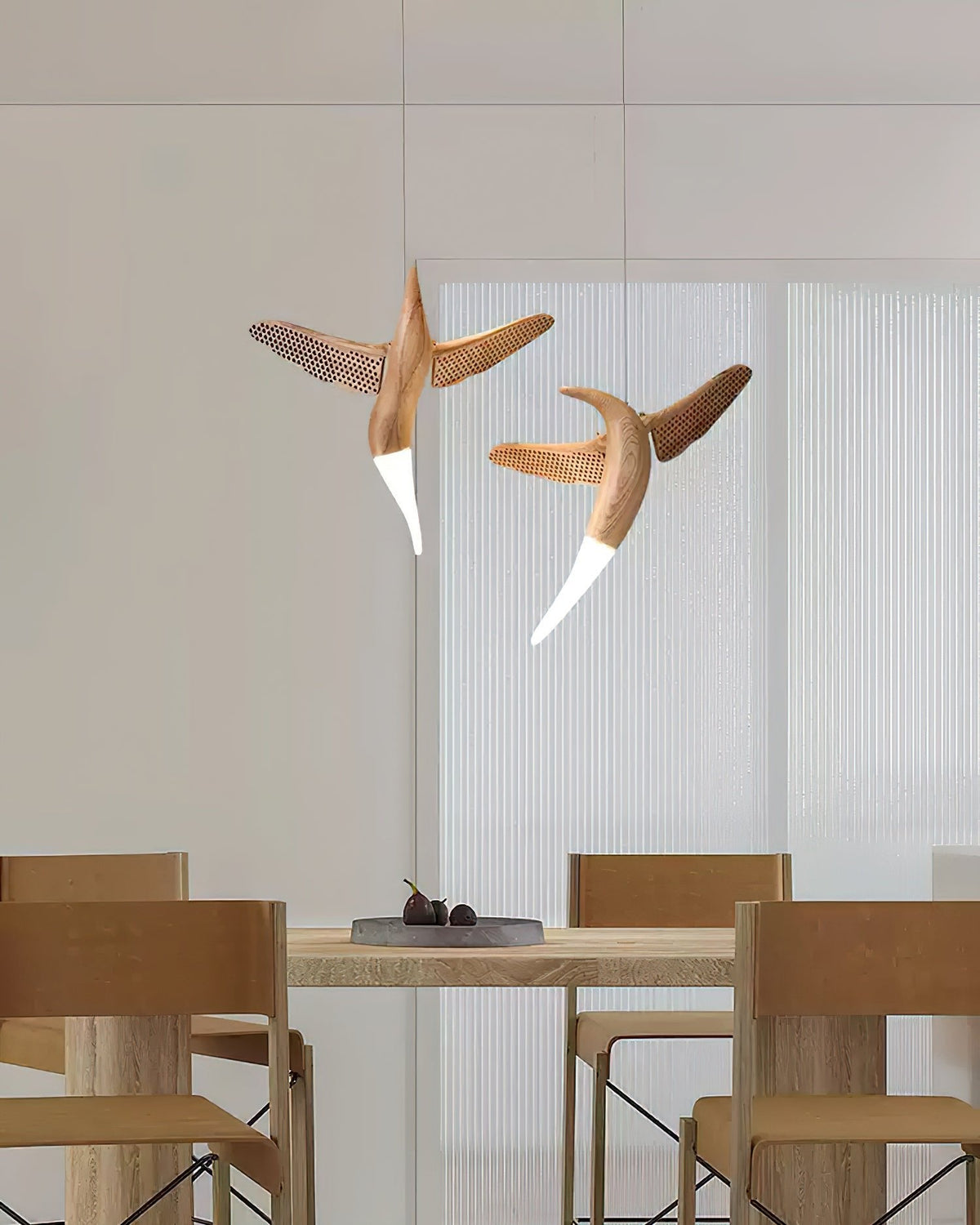 Lavenaria Wood Pendant Light-Moonnatur