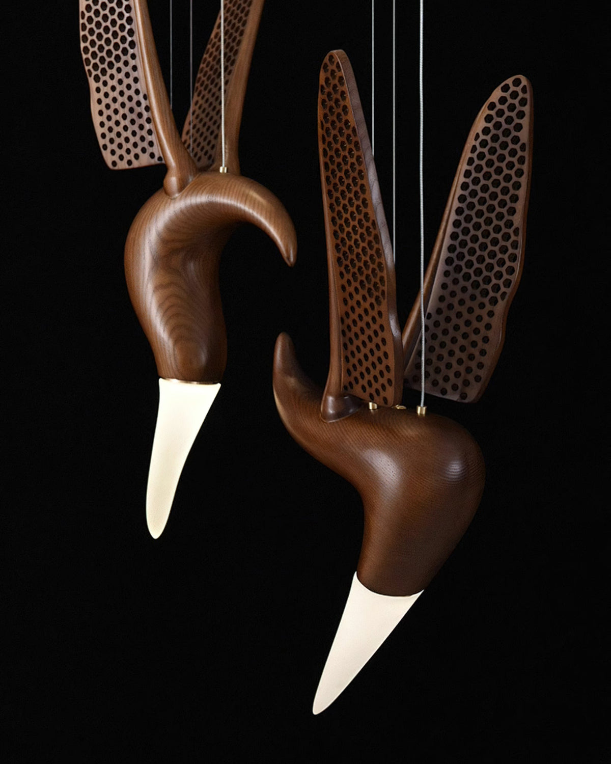 Lavenaria Wood Pendant Light-Moonnatur