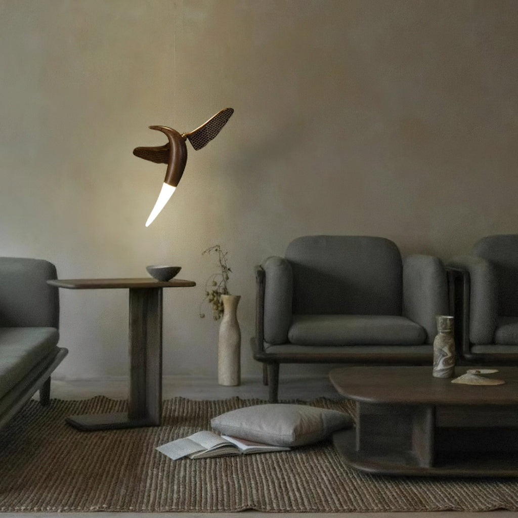 Lavenaria Wood Pendant Light-Moonnatur