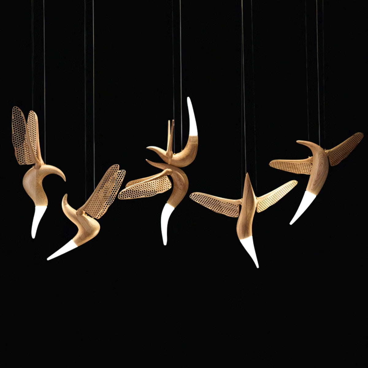 Lavenaria Wood Pendant Light-Moonnatur