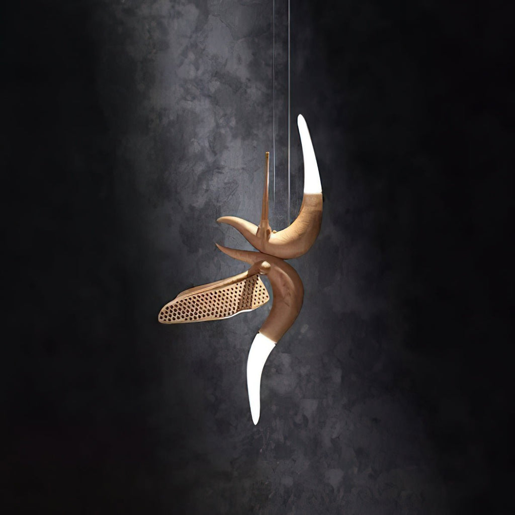 Lavenaria Wood Pendant Light-Moonnatur