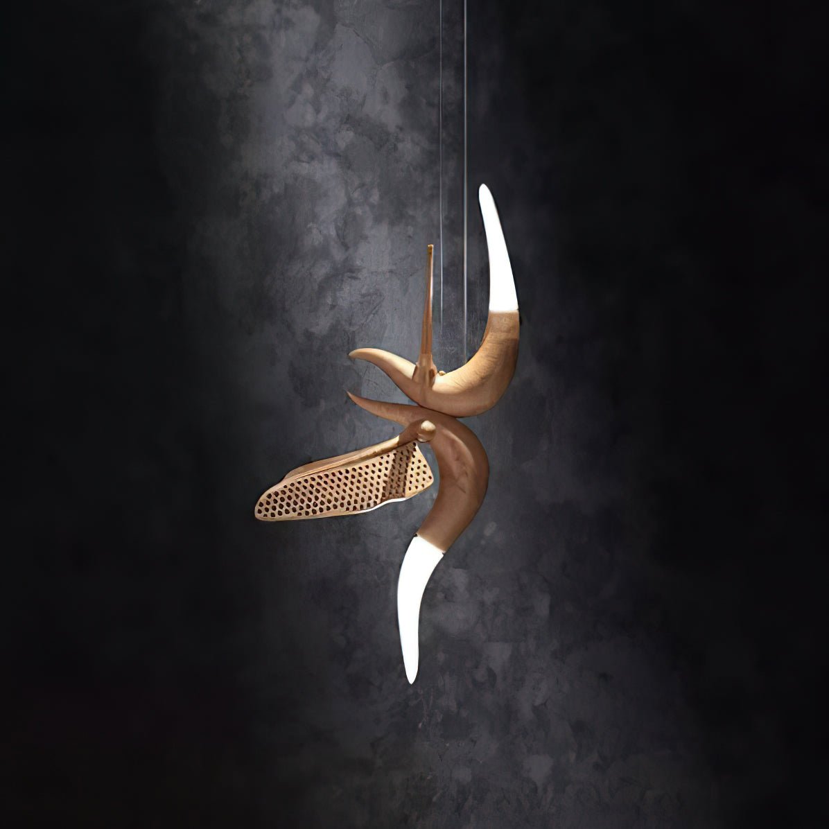 Lavenaria Wood Pendant Light-Moonnatur
