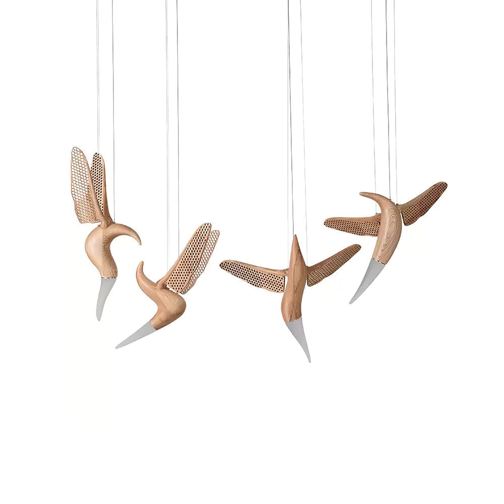 Lavenaria Wood Pendant Light-Moonnatur