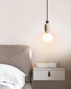Quenelara Travertine Pendant Light-Moonnatur