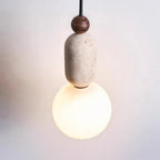 Quenelara Travertine Pendant Light-Moonnatur