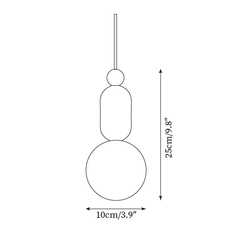 Quenelara Travertine Pendant Light-Moonnatur