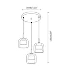 Dunselfield Glass Pendant Light-Moonnatur