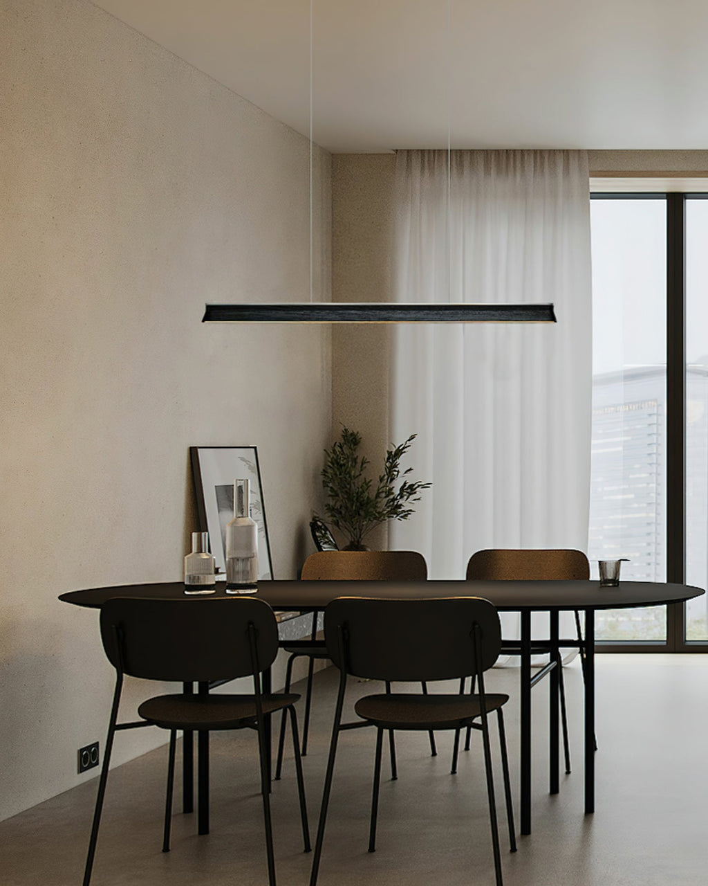 Jolenne Wood Pendant Light-Moonnatur