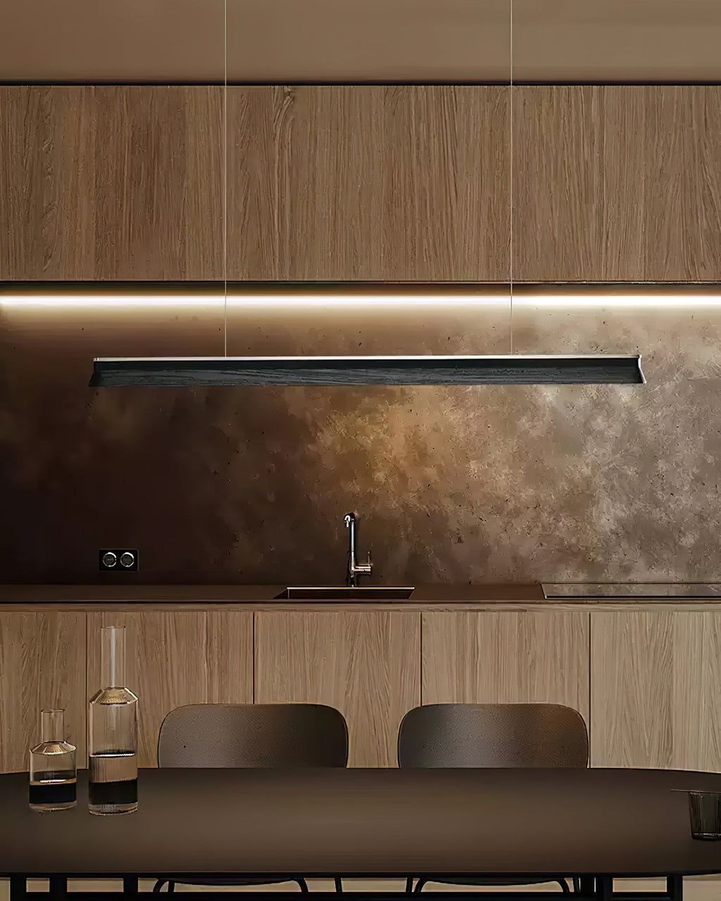 Jolenne Wood Pendant Light-Moonnatur