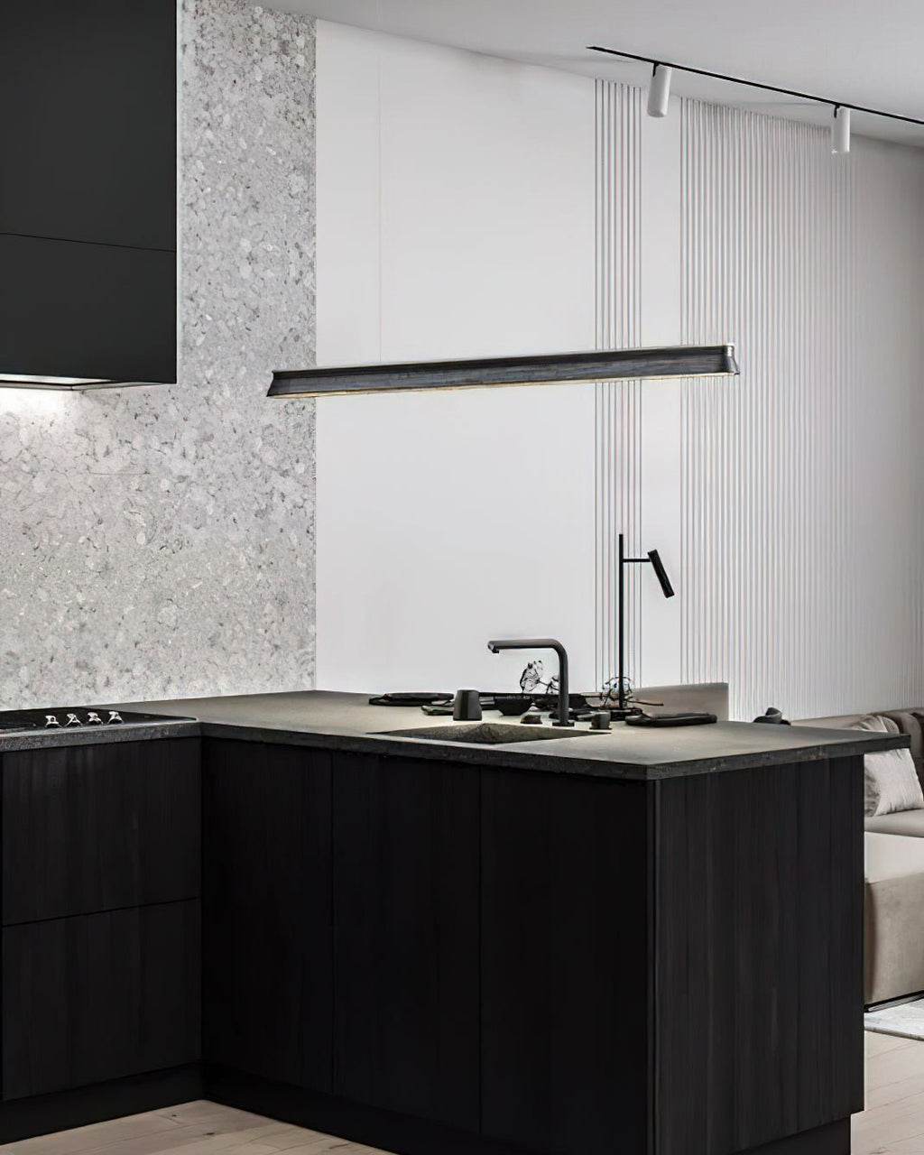 Jolenne Wood Pendant Light-Moonnatur