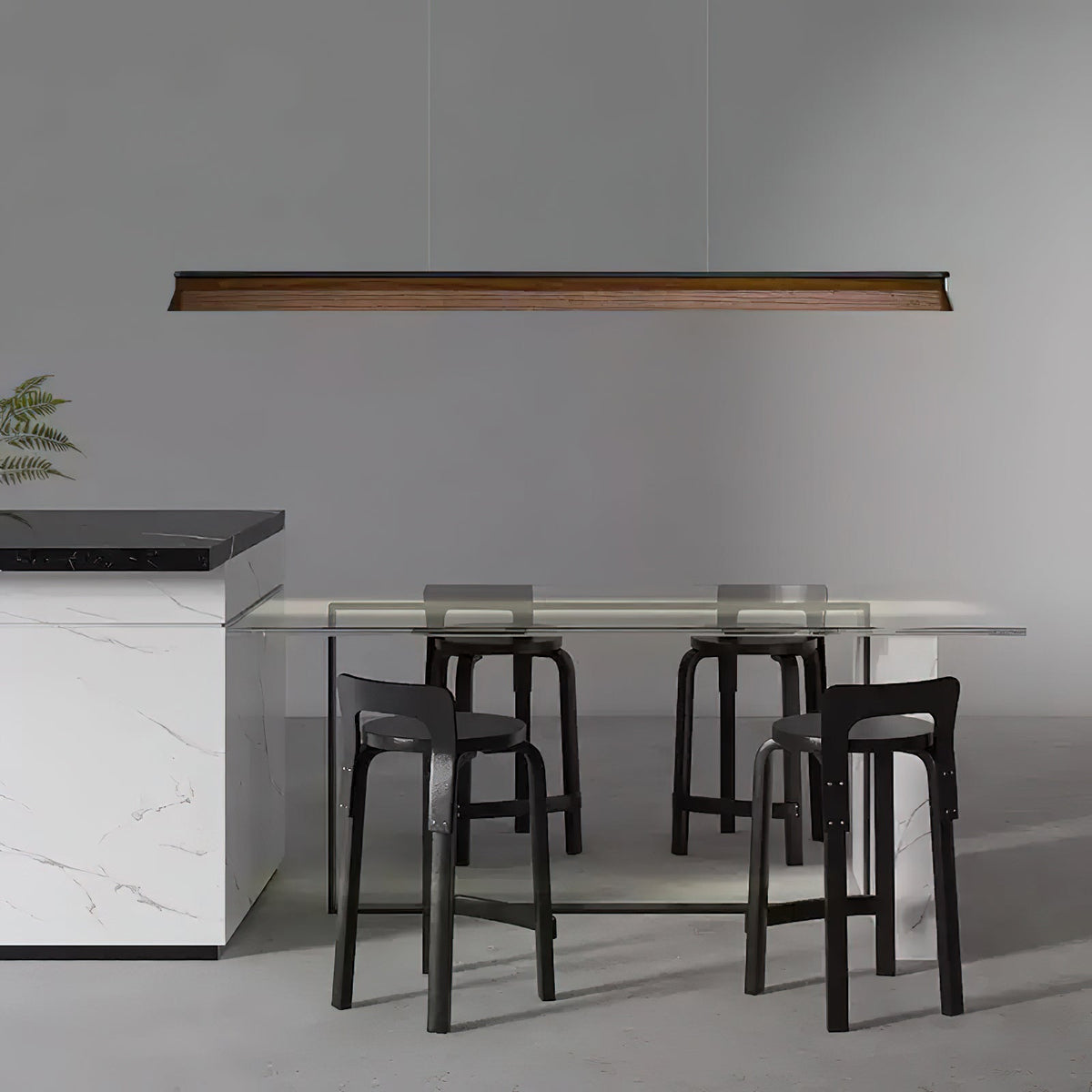 Jolenne Wood Pendant Light-Moonnatur
