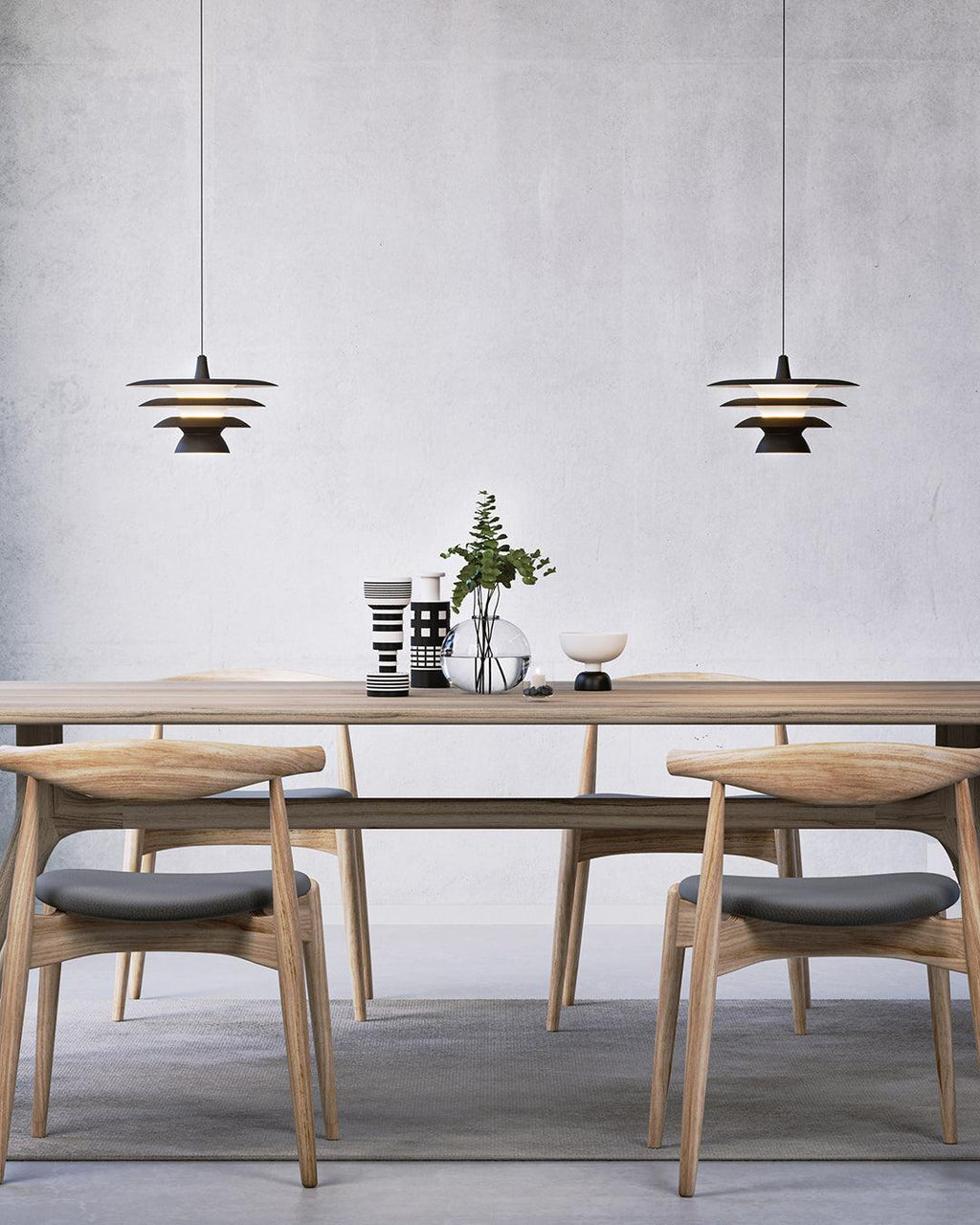 Meldengrove Aluminium Pendant Light-Moonnatur